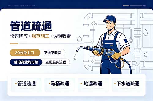 宿迁管道疏通